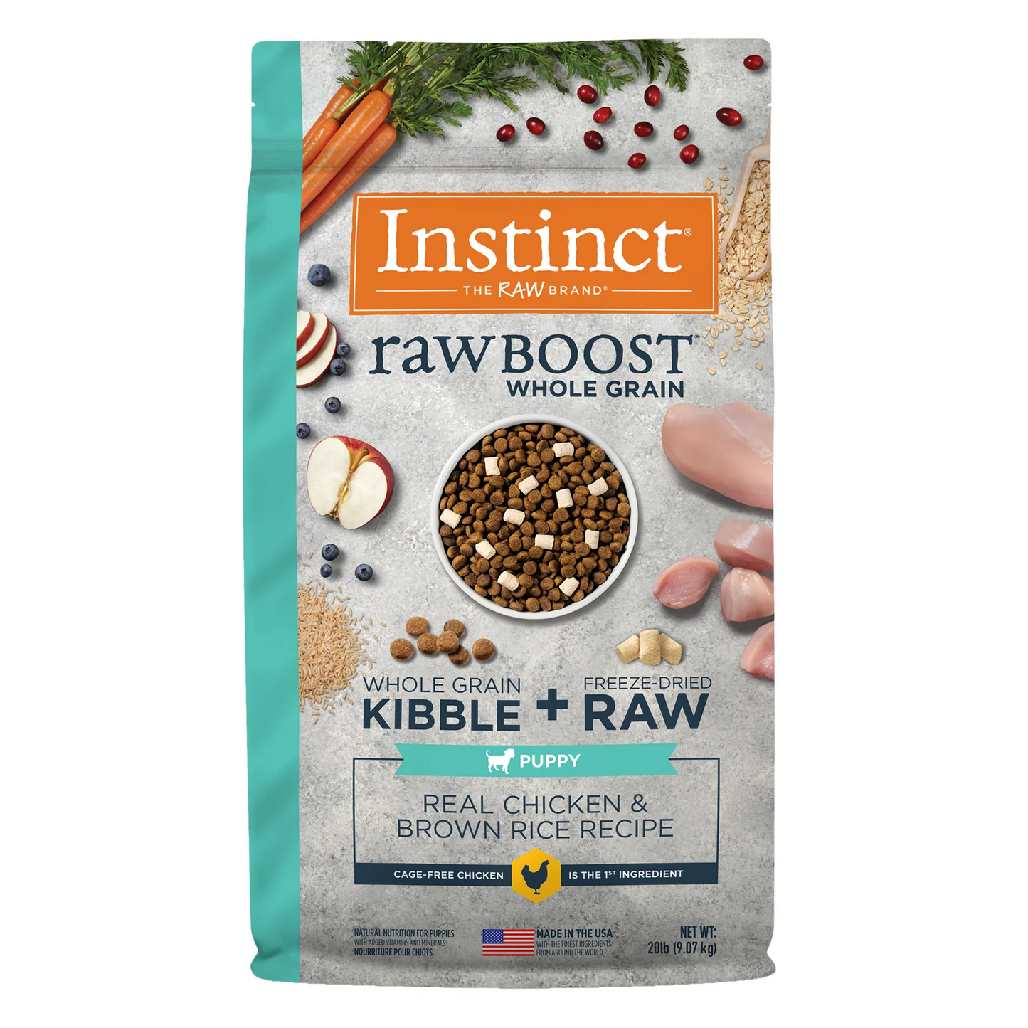 Instinct Raw Boost Pollo Cachorros Granos 9.07 Kg